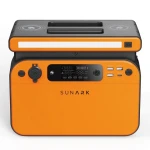 Sunark Pure Sine Wave Portable Power Station 500W Fast Charging Portable Power Pack 220V
