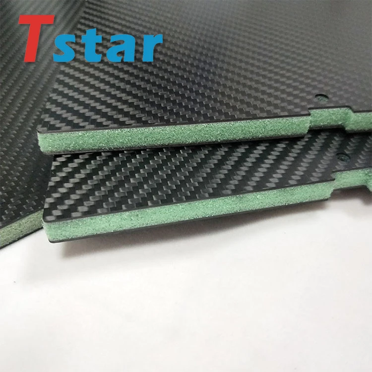 Super lightweight core sandwich carbon fiber honeycomb panel