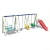 Import Supplier direct cheap plastic baby outdoor swing, used daycare equipment for kids from China
