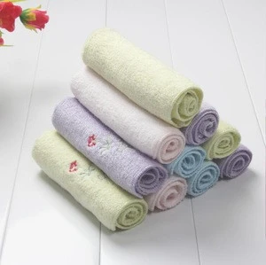 Supply of bamboo fiber ladies makeup remover towel, baby saliva towel wholesale