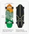 Import SWAY free sample wooden professional land surf skates with CX4 truck Surf board skateboard 30 Inch from China