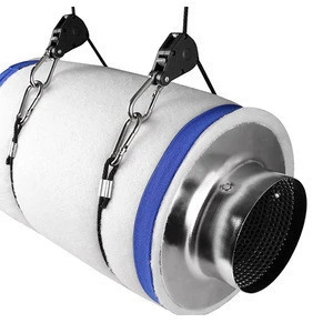 Switchable Filter Flange &amp; Base Hydroponics Control 4&quot; 5&quot; 6&quot; 8&quot; 10&quot; 12&quot; inch Activated Carbon Air Filter
