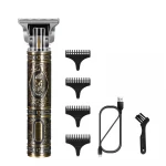T9 Hair Trimmer Li T-Outliner Skeleton Heavy Hitter Cordless Trimmer Men 1mm Baldheaded Hair Clipper Finish Hair Cutting Machine