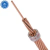 TDDL bare copper conductor  Galvanized Steel Cable Strand For Catenary Wire