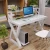 Import Tempered glass computer desk table study table desk computer desktop from China