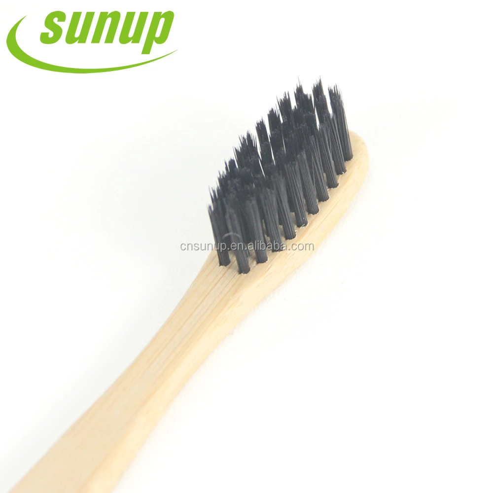 The Best Selling Private Logo of Bamboo Environmental Toothbrush with Charcoal Soft Bristle