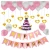 Import Three Layer Birthday Cake Balloon Pink Blue Black Latex Balloons Happy Birthday Banner Birthday Party Supply Home Decoration from China