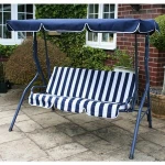 three seats garden Patio Swing chair