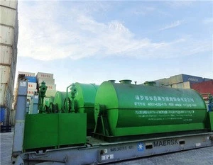 Tire oil desulfurization to diesel plant in machine oil purifier for industrial