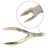 Titanium Multicolored Nail Cuticle Nippers Manicure Beauty Tools Toenails Cuticle Clippers With Private Label