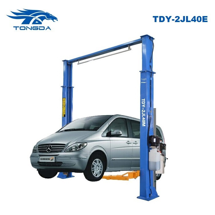 Buy Tongda Suv Minivan Vehicle Lifter Two Post Electric Lock Hoist Tdy 2jl40e Low Price 2 Extend