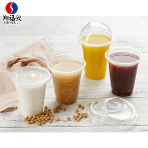 Top-level disposable boba plastic cups 660ml+boba tea cup pp+bubble tea plastic cup drink take away