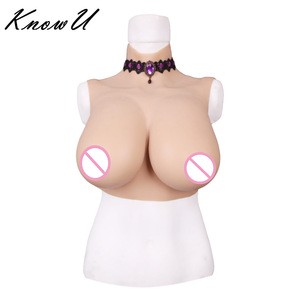 Top quality artificial crossdress silicone breast forms for man
