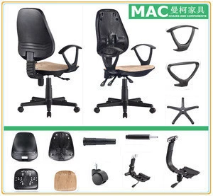 Parts of a Desk Chair  Chair parts, Office chair parts, Chair