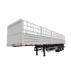 Trailer manufacturers livestock trailer animal transport cattle 2axle 3axle aluminum cargo trailer truck