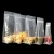 Import Transparent Gloss Plastic Packaging Bags Flat Bottom Pouch for Food Storage Nuts Candy Zip Lock Bag with Handle from China