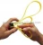 Import Tri-Fold Single-Use Yellow Color Restraints Disposable plastic handcuffs for Police from Singapore
