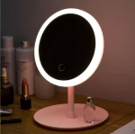 Tri-Tone Led Light Makeup Mirror Storage LED Mirror Adjustable Touch Dimmer USB Led Vanity Mirror