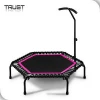 TRUST Adjustable Mini Fitness Trampoline with Handle for gym