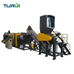 turui 500 waste soft  pe pp pet plastic films washing line recycling equipment dryer machine