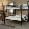 Twin size metal loft bunk bed