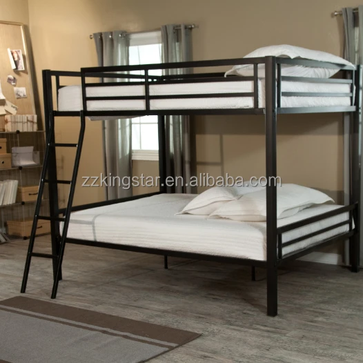 Twin size metal loft bunk bed