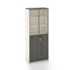 Two-glass pulling door storage file cabinet