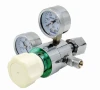 two pressure gauge gas regulator medical oxygen regulator brass