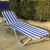 Import UKEA Outdoor Swimming Pool Chaise Lougue Metal Folding Beach Sun Lounger from China