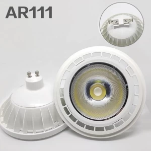 Ultra bright 9-15w ar111 led  bulb G53 GU10 base spotlight 12V-265v qr111 downlight dimmable light recessed ceiling light source