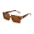 Import Unisex Popular UV400 Sun Glasses 2020 Cool Mens Branded Square Frame Black Shades Sunglasses from China