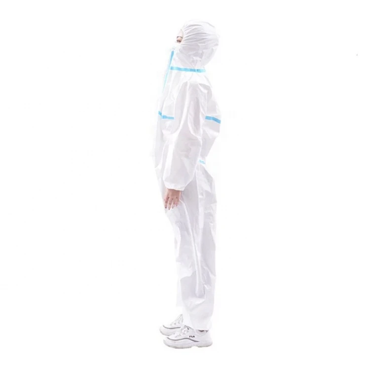 Unisex Security Waterproof Anti-dust Nonwoven Security Protection Isolation Garments