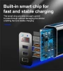 US/EU/UK Digital Display 3.1A USB Charger Adapter Fast Charging Wall Mobile Phone Charger