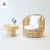 Import UV Resistant   durable courtyard  waterproof sofa set  rattan frame Hot-selling Scandinavian style armchair from China