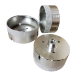 Vacuum brazed diamond core drill bit/drill hole saw for stone