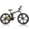 Variable Speed 26 Inch Folding Mountain Bike Aluminum Magnesium Alloy Integrated Wheel Bicycle