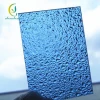 Various color shower room decoration waterproof drip pc embossed board for bathroom wall