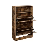 VASAGLE Living Room shoes rack wood cabinet home Organizer Storage shoes rack box Wooden shoe rack cabinet