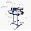 Vertical Continuous Band Sealer, Heat Pouch plastic Bag Continuous Sealer Automatic Sealing Machine