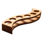 Vintage custom natural pallet wooden stand display gifts multifunction kitchen storage rack