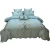 Import Vintage European embroidery beautiful design 100 cotton duvet cover teal bedding set from China