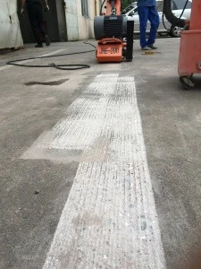 Walk Behind road marking removal machine, remove epoxy painting, remove epoxy resin flooring for road construction(JHE-200E)