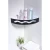 Import Wall Mounted  Bathroom Triangle Recessed Bamboo Bathroom Corner Shower Shelf from China