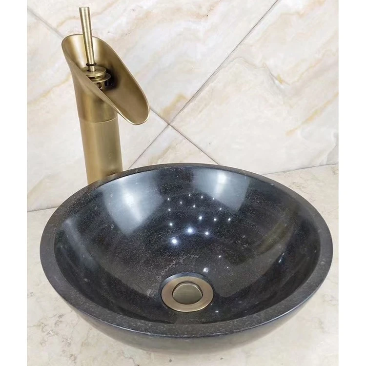 Wash hand round basin toilet vanity stone bathroom marble sinks