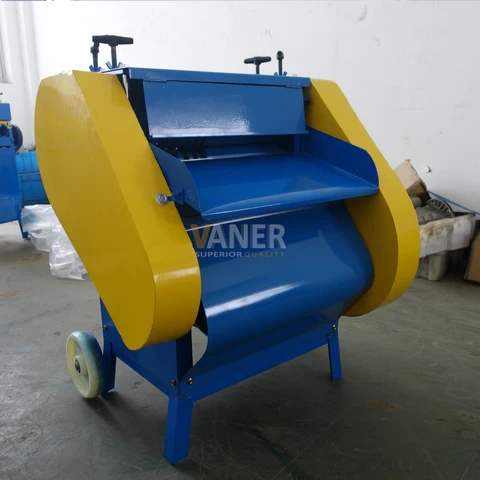 waste copper cable wire cutter stripper recycling machine for peeling armored cables