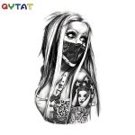 Water Transfer Skin Safe New Men Black Bracelet Temporary Tattoo Stickers