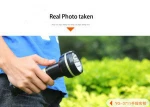 waterproof super bright led torch flashlight with aluminum alloy reflective lamp cup