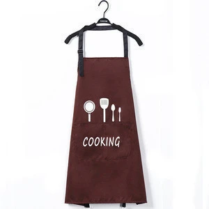 Waterproof waist apron cooking printing apron