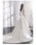 Import Wedding 2020 Autumn Satin Lace Slimming Fashion Bride Long Sleeve Halter Tail Wedding Dress from China
