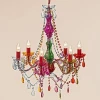 weddings decoration hot selling 6 Light Jewelry chandelier CE approved 6 arms chandelier pendant light